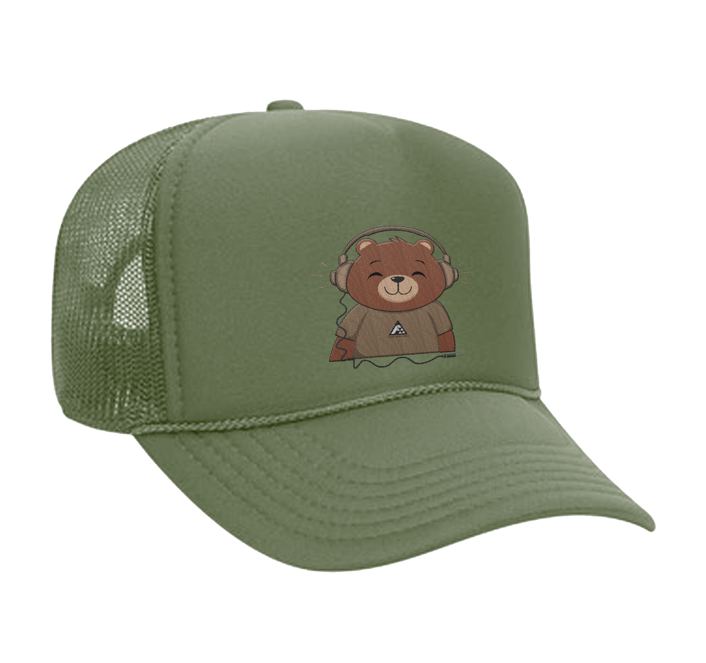 Good Vibes Bear Snap Trucker